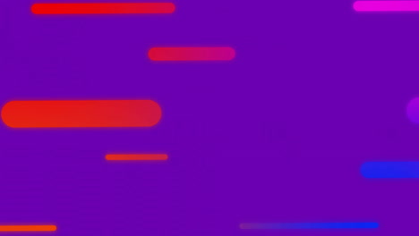 animation of glowing neon lights moving over pattern background