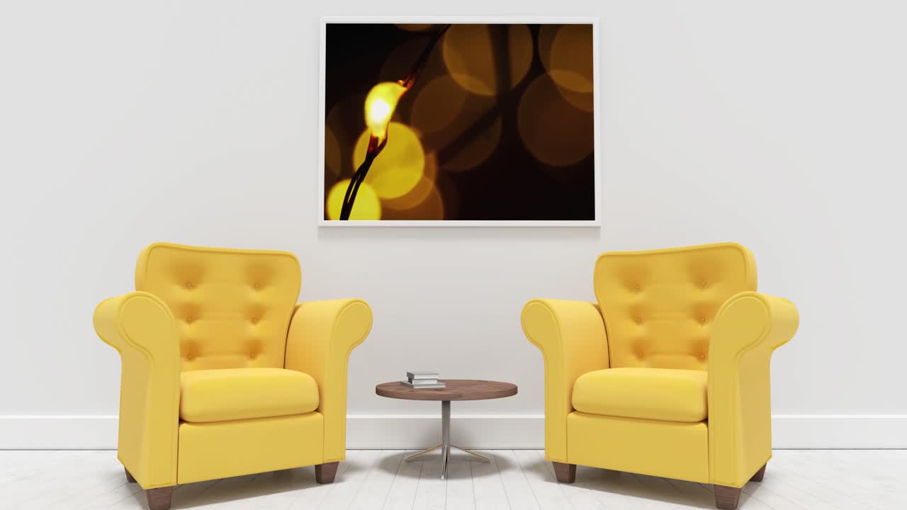 조명 비디오에 대한 거실