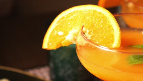 refreshing orange cocktail