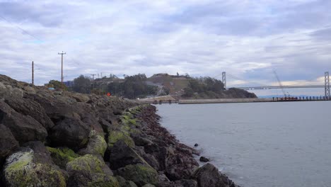 Teilansicht-Der-Bay-Bridge-Von-Der-Schatzinsel