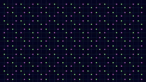 multicolored dots in mysterious grid pattern
