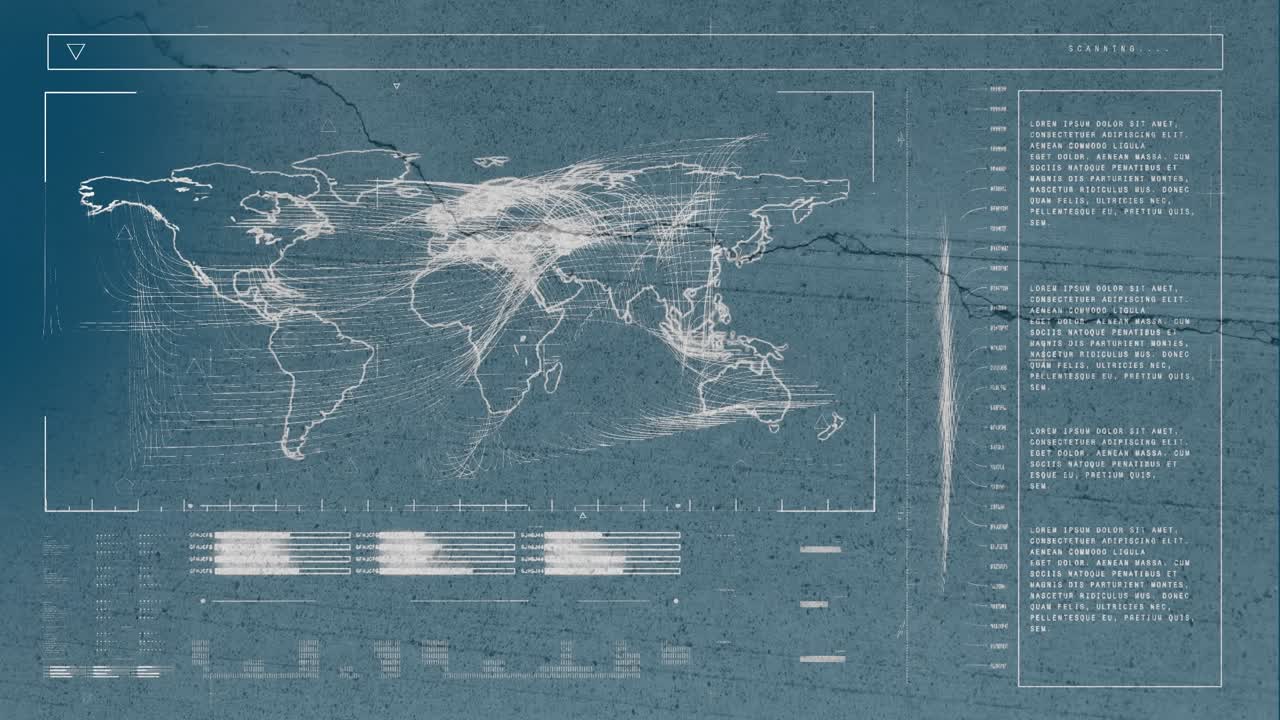 Denne video viser et hvidt dashboard med dataanalyse på en greenscreen-baggrund.