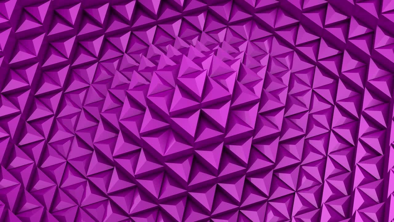 los triángulos formaron una onda