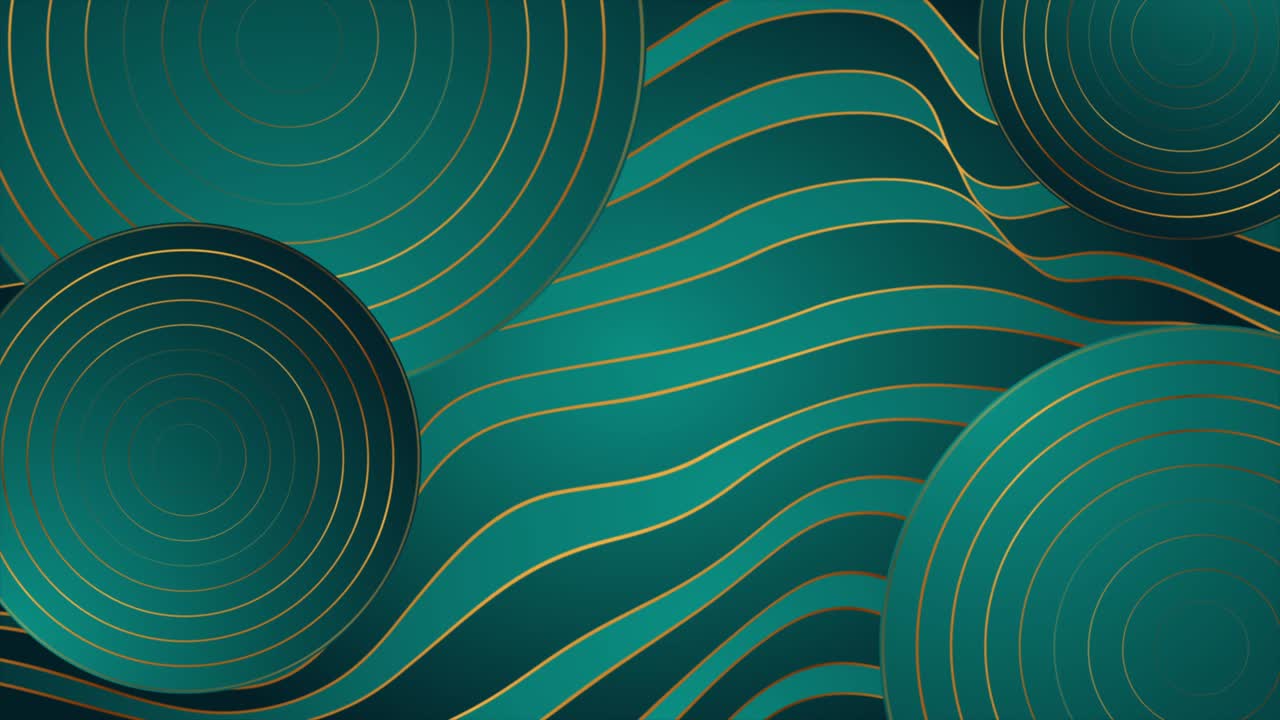 abstracto lujo bronce y turquesa fondo de movimiento corporativo