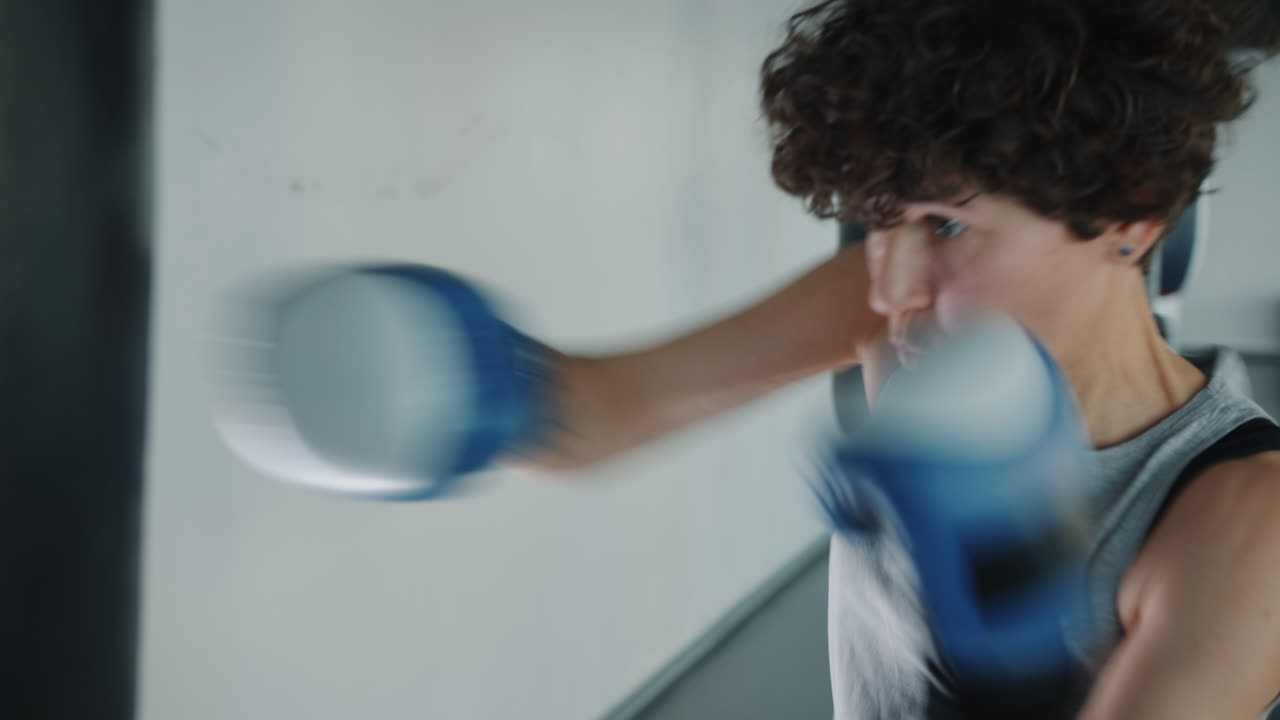 여자 권투 훈련