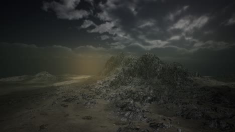 Cielo-De-Tormenta-Dramática-Sobre-Montañas-ásperas