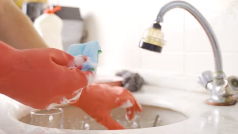 wash dishes.