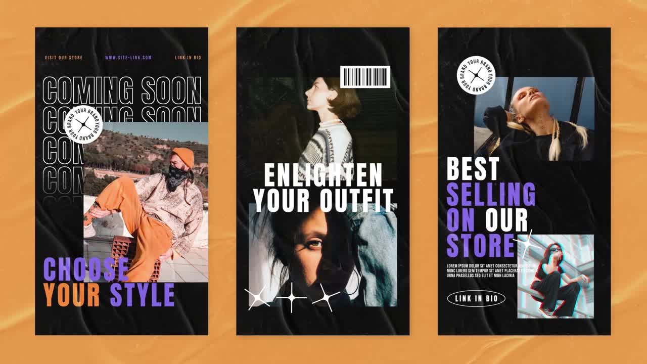 Fashion and Clothing Social Media Stories