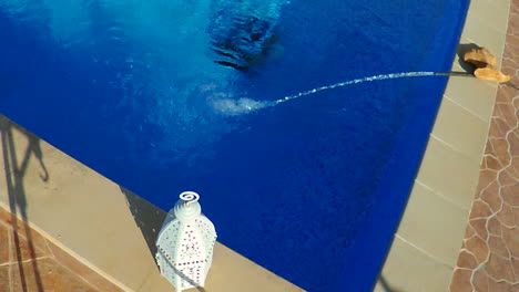 Robotic-Pool-Cleaner-in-action