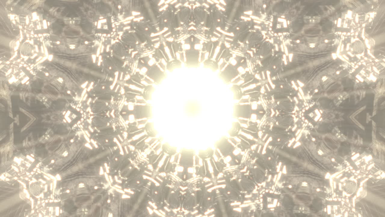 Abstract kaleidoscope animated pattern