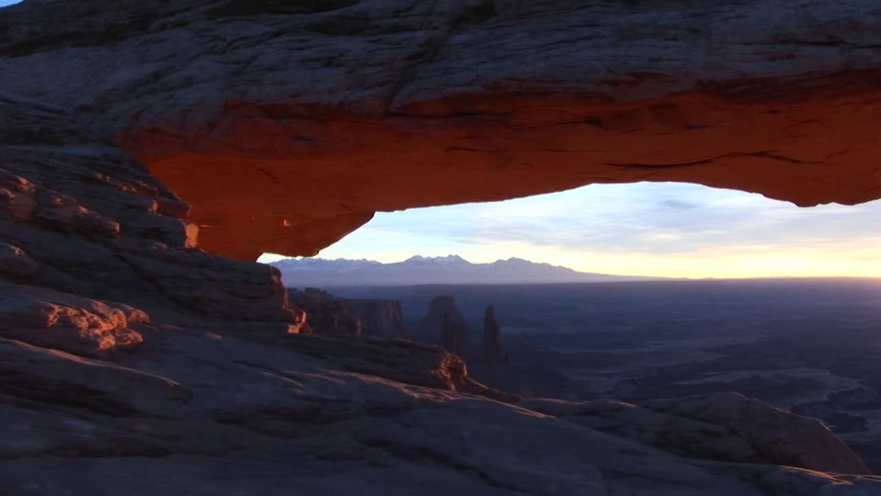 Mesa Arch di Taman Nasional Canyonlands, Utah.