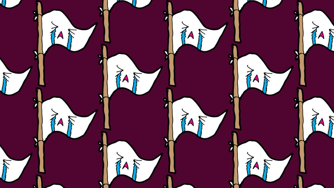 아이들은 팝 아트를 그리고 있습니다.  발의 주제로  없는 배경입니다.