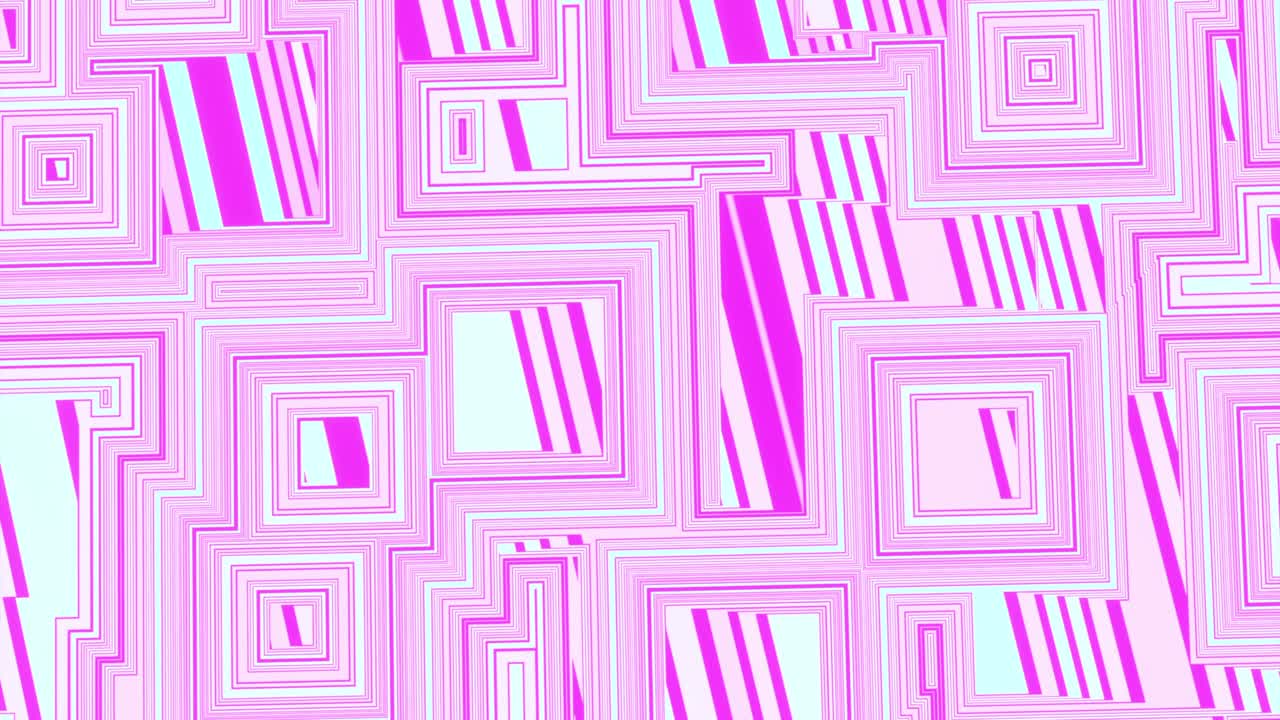 patrón geométrico abstracto con líneas rosadas, púrpuras y azules