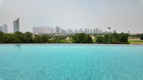 vida emirates hills pool in dubaii