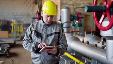 technician working at the factory