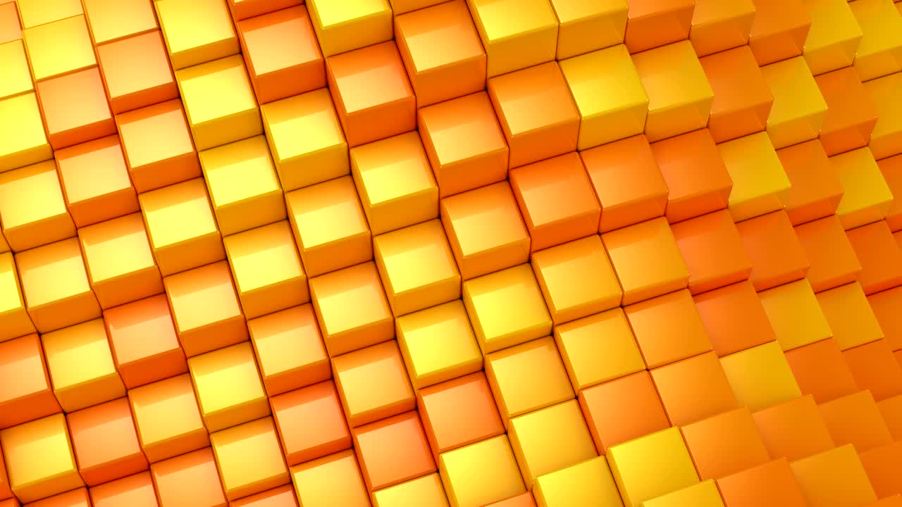 los cubos formaron una onda