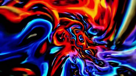 swirling vivid colors of red, blue, and purple blend together, forming a mesmerizing abstract vortex that radiates motion and energy, captivating the viewer's imagination