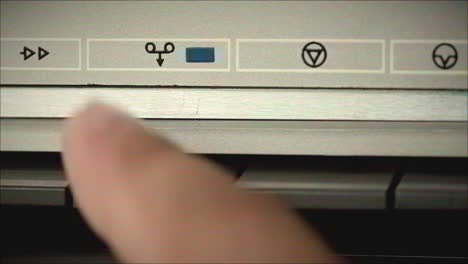 vintage media player controls