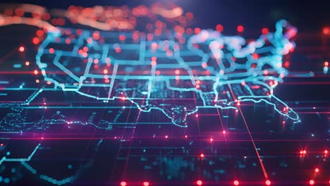 digital us map visualization