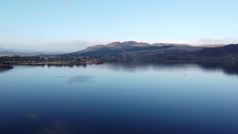 lake with ben lomond mountain in background, scotland