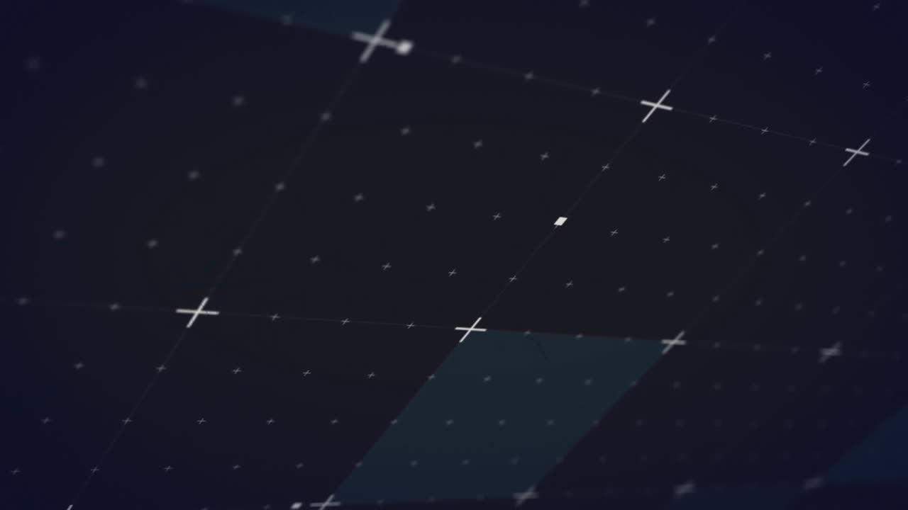 연결과 그리드 위로 이동하는 마커의 애니메이션