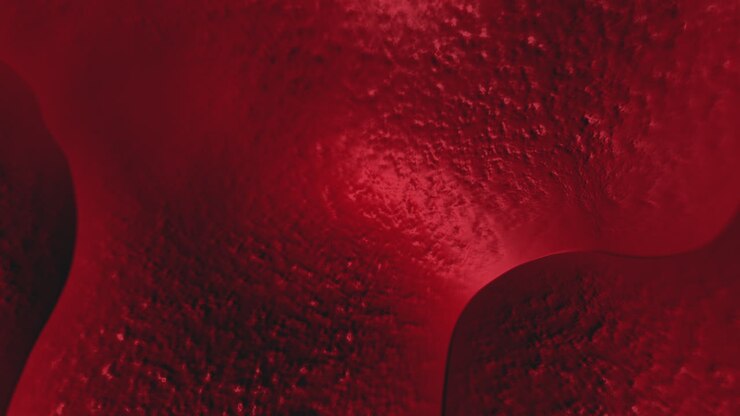 Blood tissue Cells Animate Inside human Body in Medical Science study