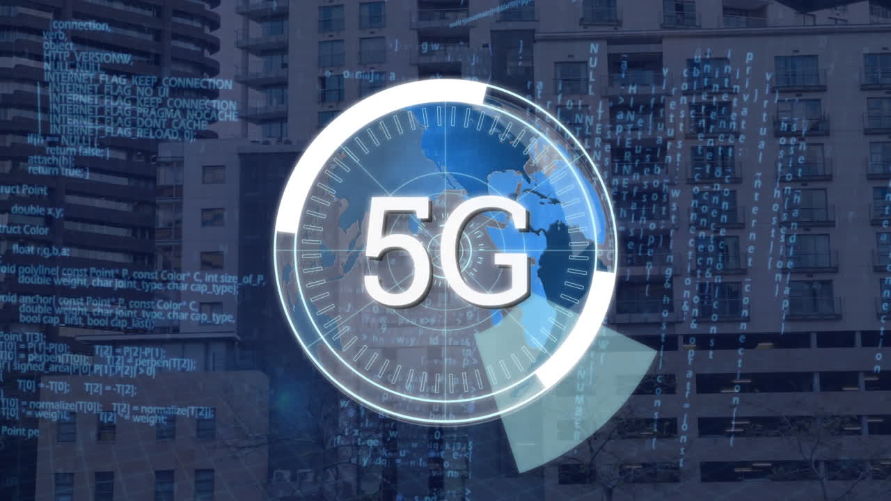 5g visualizzati in un cerchio