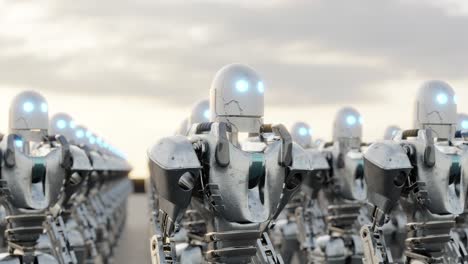 robots in formation