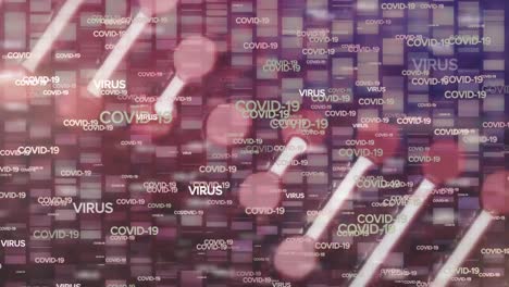 DNA-structure-and-Covid-19-text-concepts-against-blue-background