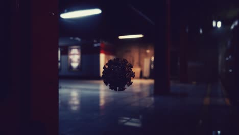 coronavirus covid-19 epidemic metro in subway
