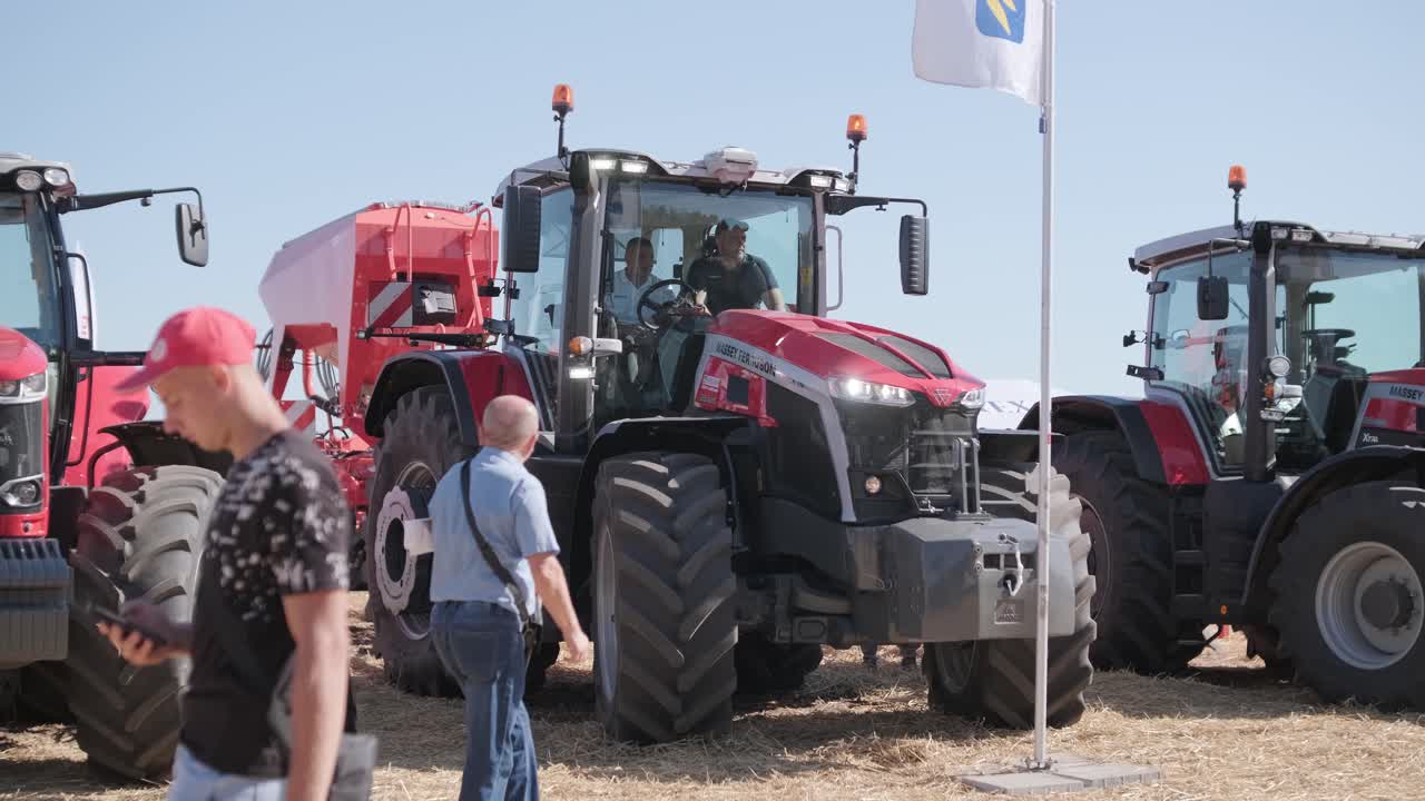 Massey Ferguson Tractors on Display