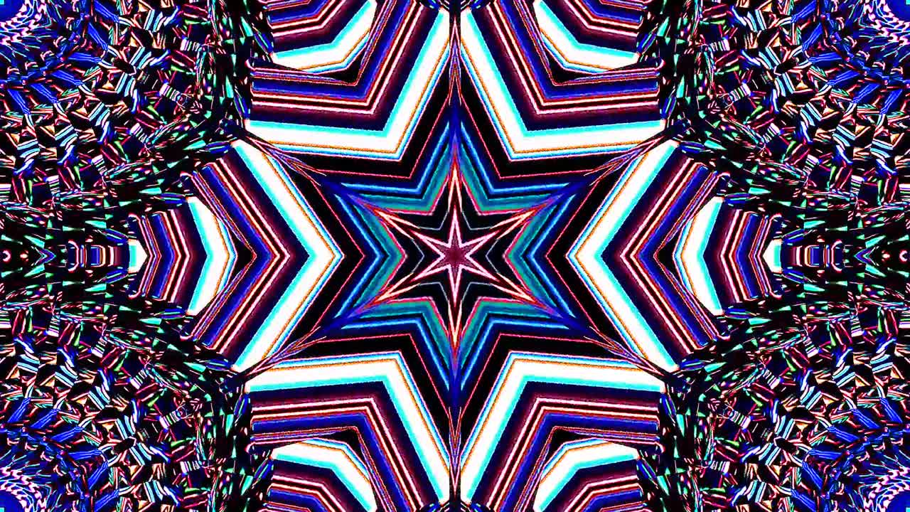 movimento d'onda in linea, colorato, su uno sfondo nero