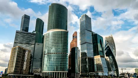 centro internacional de negocios de moscú los llamados rascacielos de la ciudad de moscú, consisten en grupos de negocios, residenciales y estilo de vida, el 25 de julio de 2019 en moscú, rusia.