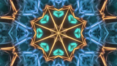 patrón de kaleidoscopio abstracto