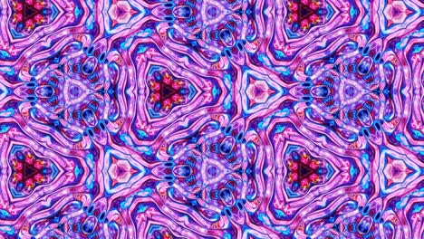 3d elegante abstracto en bucle bg como patrón simétrico ondulado como estructura caleidoscópica con ondas, vidrio líquido multicolor con hermosos colores de gradiente. 4k animado fluido colorido de moda