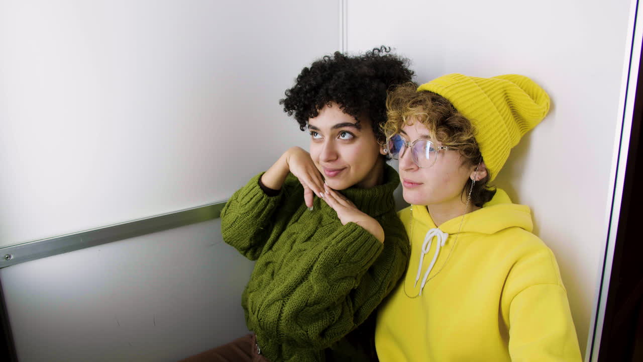 Girlfriends having fun together