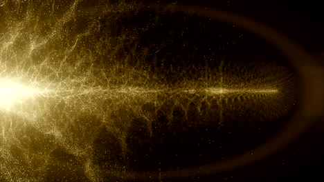 particles gold glitter bokeh award dust abstract background loop