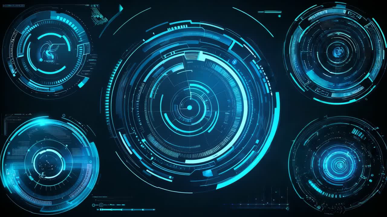Abstract Futuristic Interface