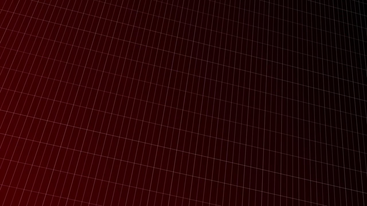 Animated Red Grid Lines on Dark Gradient Background