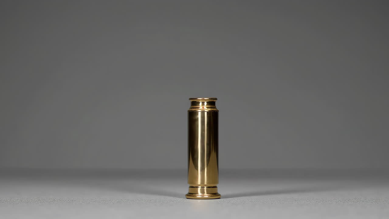 Gold Bullet Vase