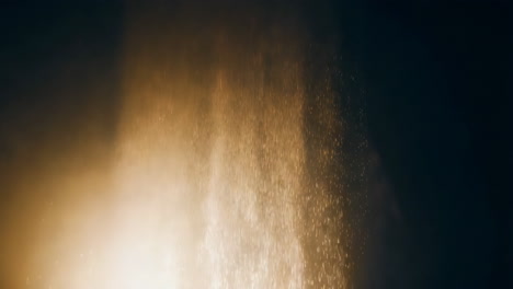 golden fireworks explosion