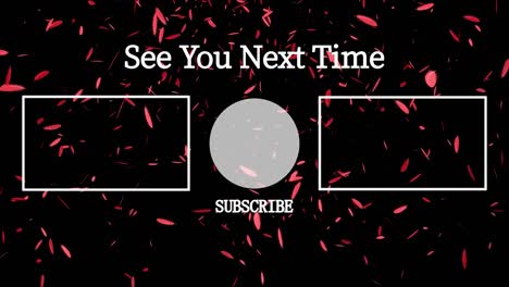 feather falling particles end card ending screen motion graphics