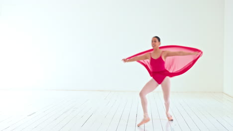 danza, ballet y arte con una mujer en el estudio