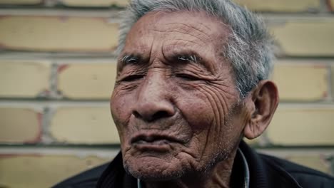 aging gracefully: capturing the wisdom and resilience of an elderly man as he shares his life stories with a joyful expression and reflective eyes