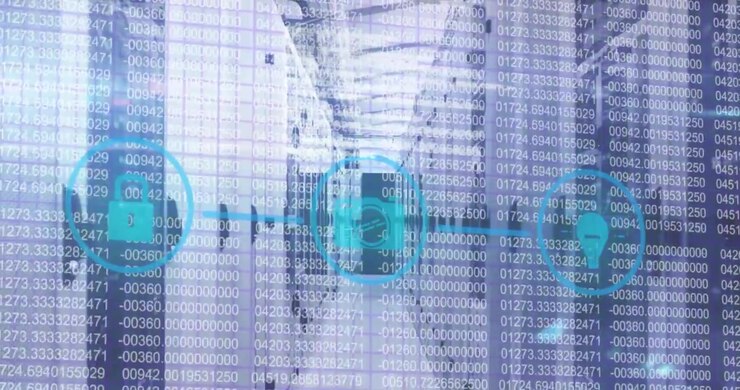 Animation of data processing over network of connections