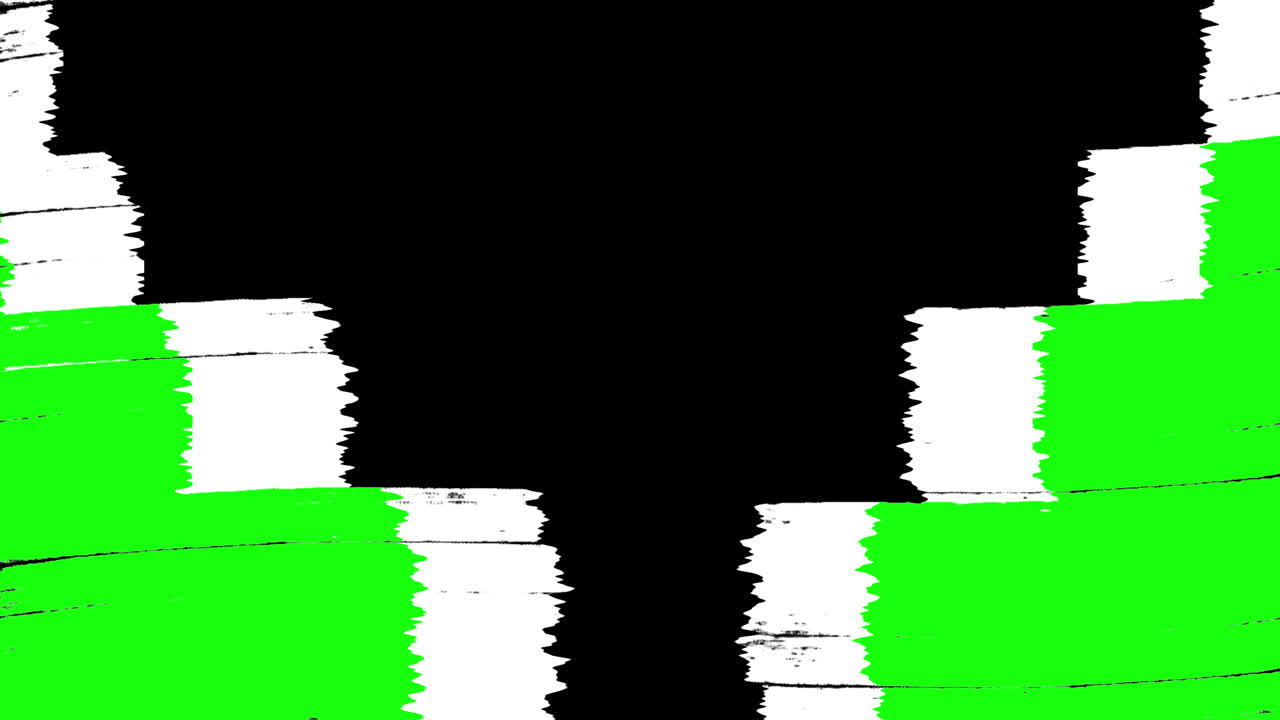 Abstrakta greenscreen-penseldragsövergångar