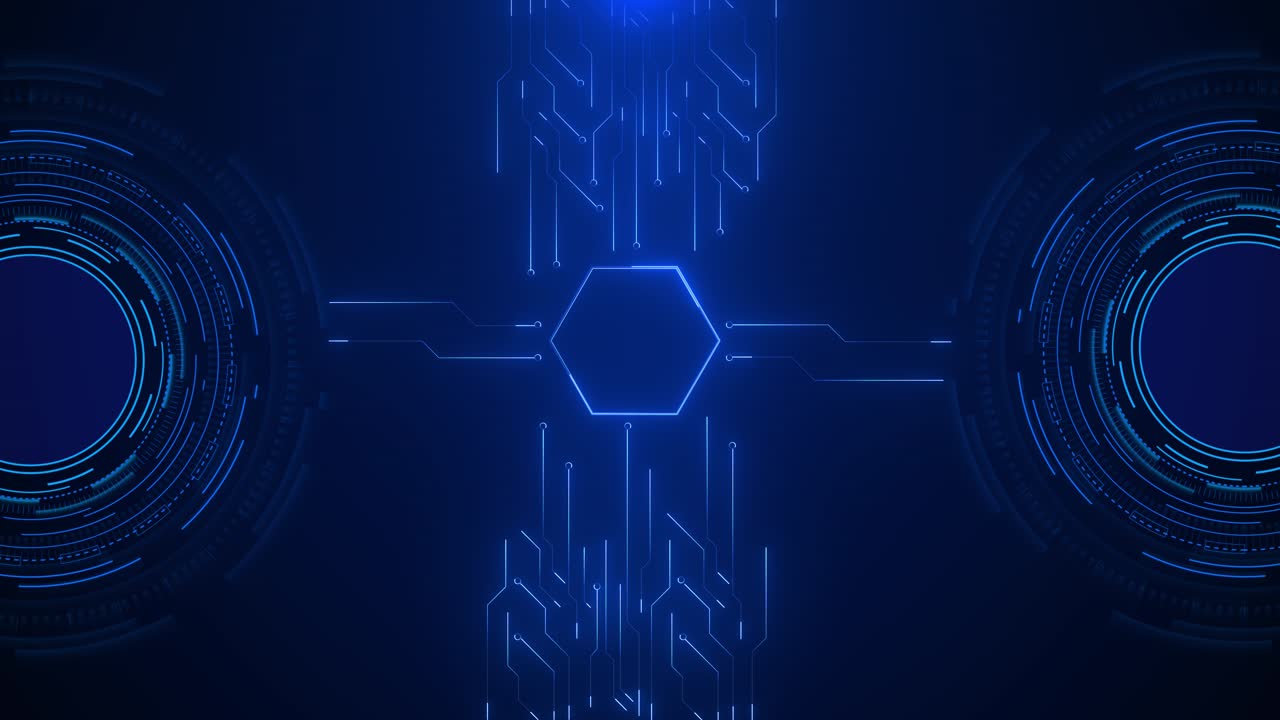 3d technology digital virtual interface artificial intelligence hologram future network abstract