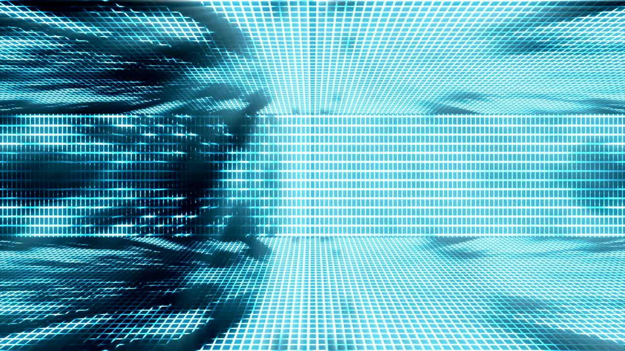 animación de fondo de luces azules