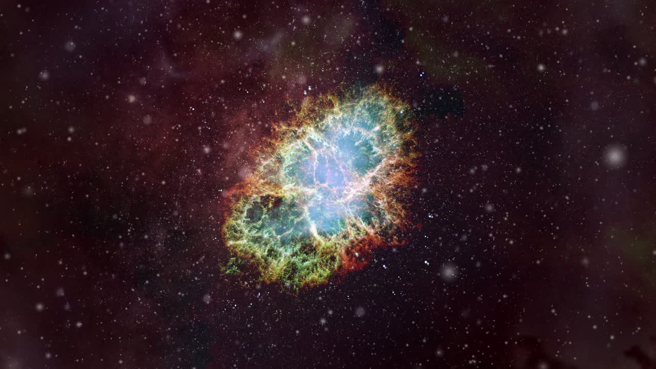 Fly towards the Crab Nebula in the constellation of Taurus