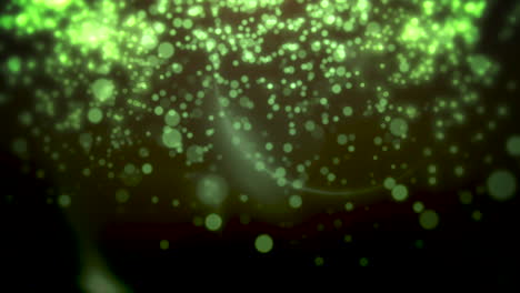 Green-bokeh-and-particles-falling-Happy-New-Year-and-Merry-Christmas